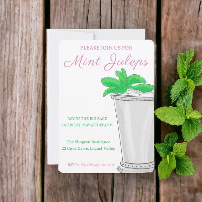 Mint Juleps Race Derby Day Einladung (Von Creator hochgeladen)