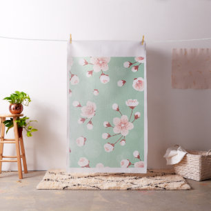 Mint, Kirschblüte, Frühlings-Blume, Japaner, Stoff