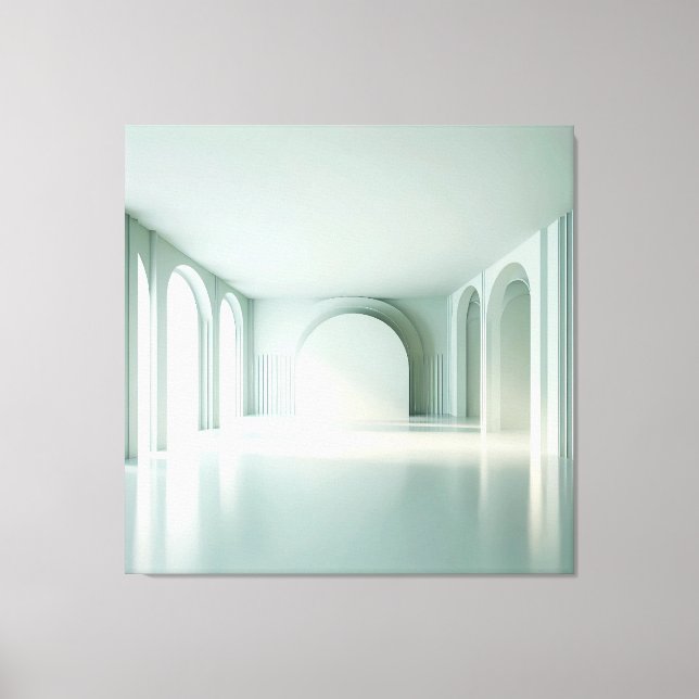 Mint Light Gallery Leinwanddruck (Vorderseite)