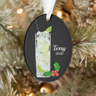 Mint Mojito Cocktail Personalisierte Einrichtung Ornament