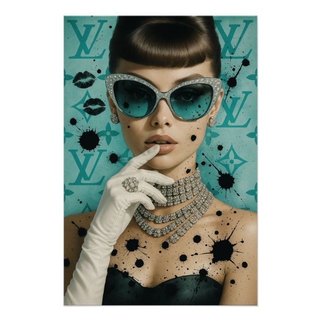 Mint Monogram Muse Poster (Vorderseite)