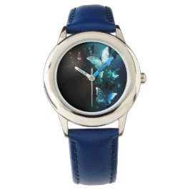 Mint-Night-Schmetterlinge Armbanduhr