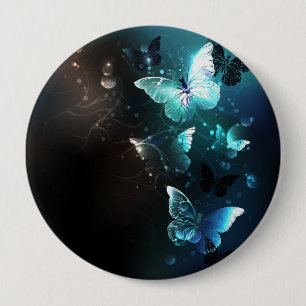 Mint-Night-Schmetterlinge Button