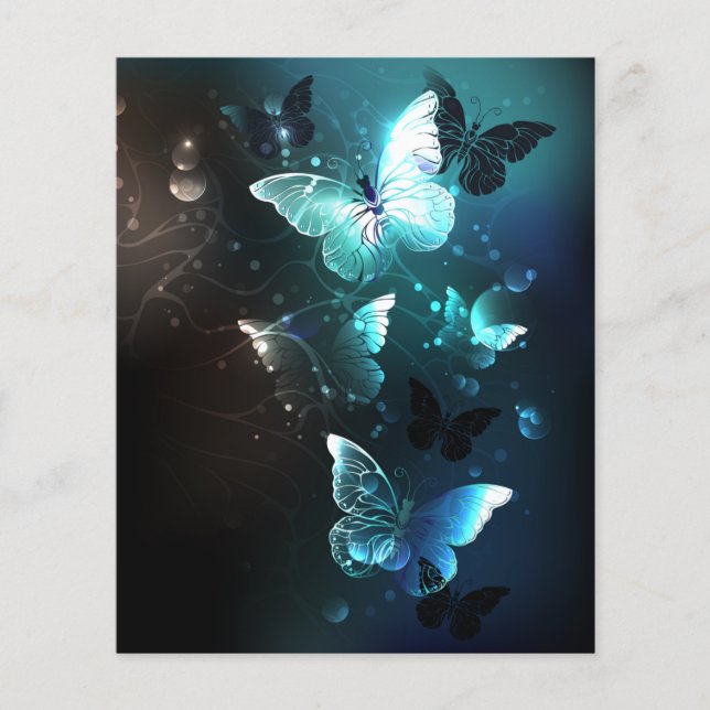 Mint-Night-Schmetterlinge Flyer (Vorne)