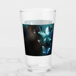 Mint-Night-Schmetterlinge Glas