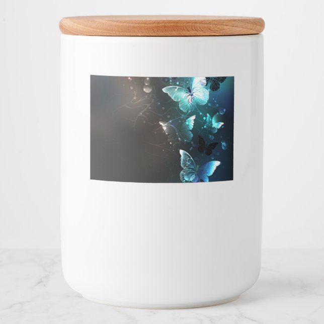 Mint-Night-Schmetterlinge Lebensmitteletikett (Vorderseite)