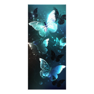 Mint-Night-Schmetterlinge Werbekarte