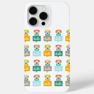 Mint Orange Aqua Tan Retro Telefon Hallo Case-Mate iPhone Hülle