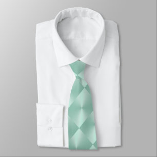 Mint Shimmer blockt Neck Tie Krawatte
