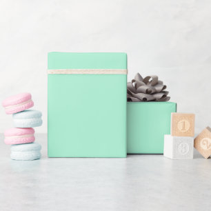 Mint Solid Color Geschenkpapier