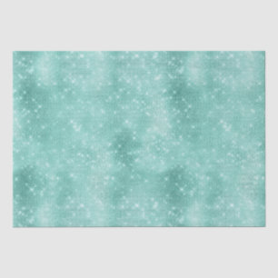 Mint Sparkle Glitz Seidenpapier
