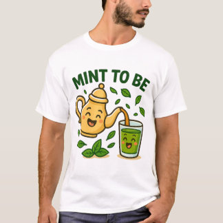 Mint to Be - Funny Moroccan Tea Cartoon T-Shirt