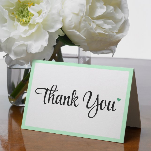 Mint to Be Wedding Bridal Shower Dankeskarte (Mint to Be Wedding Bridal Shower Thank You Card
)