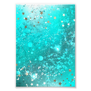 Mint Türkis Folienhintergrund Fotodruck