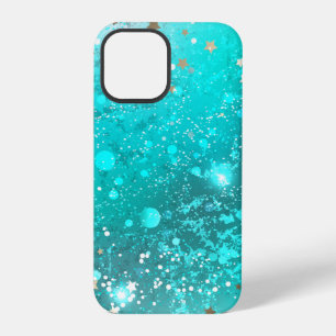 Mint Türkis Folienhintergrund iPhone 12 Pro Hülle