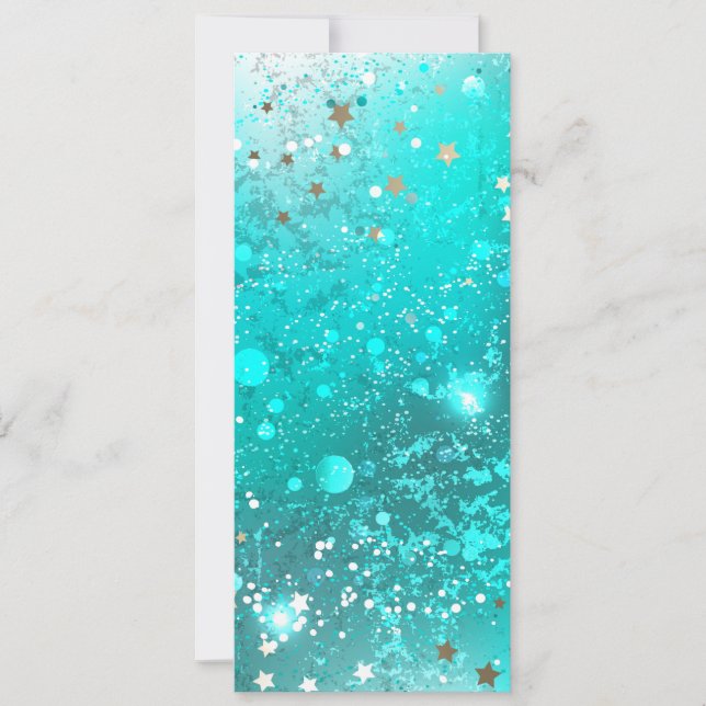 Mint Turquoise Foil Hintergrund (Vorderseite)
