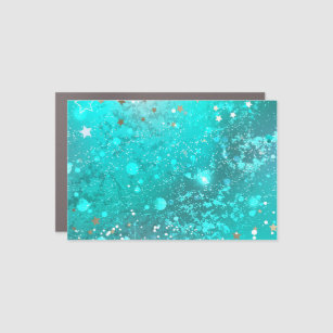 Mint Turquoise Foil Hintergrund Auto Magnet
