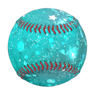 Mint Turquoise Foil Hintergrund Baseball