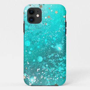 Mint Turquoise Foil Hintergrund Case-Mate iPhone Hülle