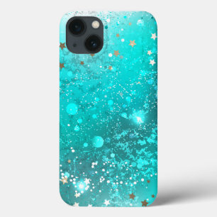 Mint Turquoise Foil Hintergrund Case-Mate iPhone Hülle