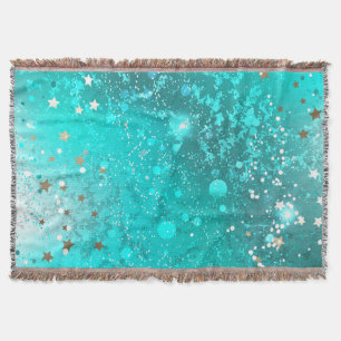 Mint Turquoise Foil Hintergrund Decke