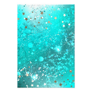 Mint Turquoise Foil Hintergrund Fotodruck