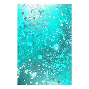 Mint Turquoise Foil Hintergrund Fotodruck