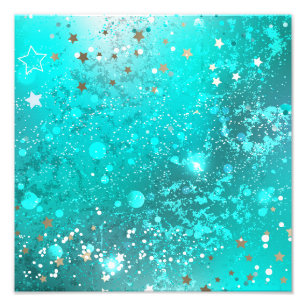 Mint Turquoise Foil Hintergrund Fotodruck