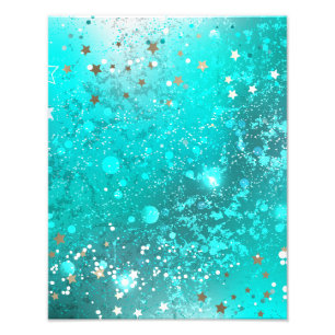 Mint Turquoise Foil Hintergrund Fotodruck