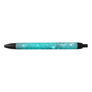 Mint Turquoise Foil Hintergrund Kugelschreiber