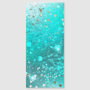 Mint Turquoise Foil Hintergrund Magneteinladung