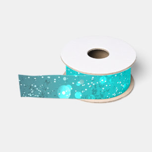 Mint Turquoise Foil Hintergrund Ripsband