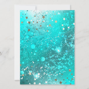 Mint Turquoise Foil Hintergrund Save The Date