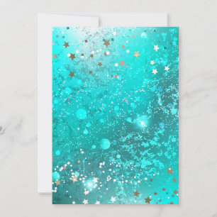 Mint Turquoise Foil Hintergrund Save The Date