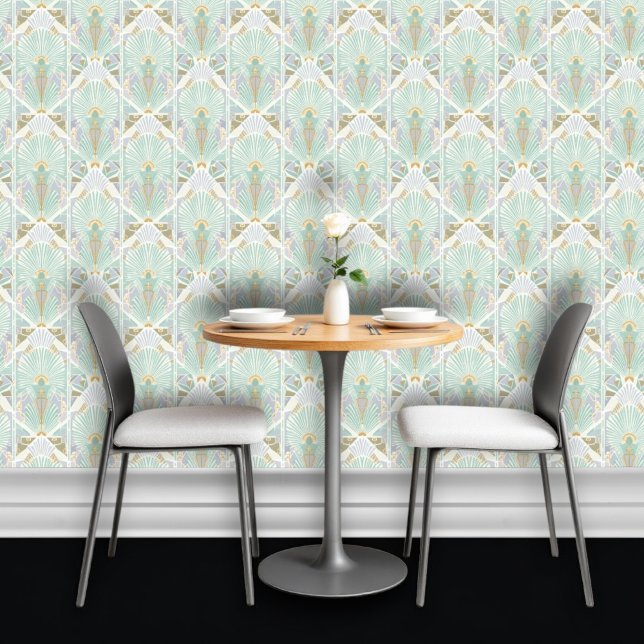 Mintgeometrie Tapete (Von Creator hochgeladen)