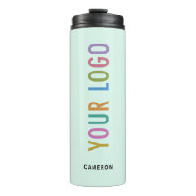Mintgrüner 12 oz Tumbler mit individuellem Logo un