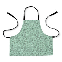 Mintgrüner Batik Boho-Stil floral Paisley-Muster