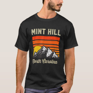Minthügel North Carolina Retro City Staat Vintag T-Shirt