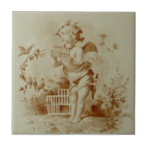 Minton Cherub Pan Pipes für Vögel HP Repro
