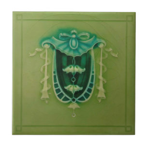 Minton Imitats Relief Neoklassische Repro Keramik  Fliese