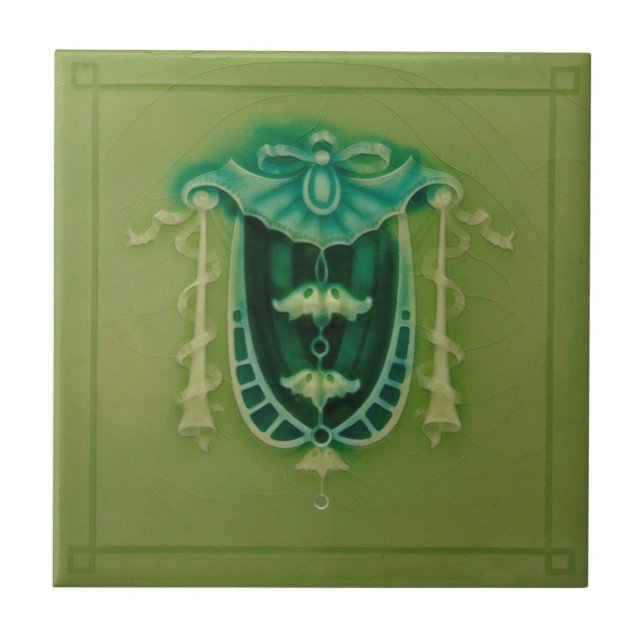 Minton Imitats Relief Neoklassische Repro Keramik  Fliese (Vorderseite)