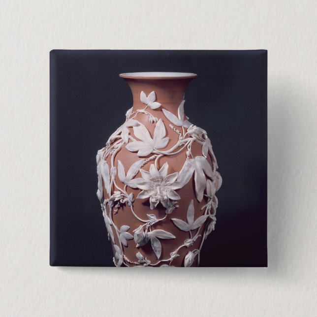 Minton Parian Ware-Vase, 1894 Button (Vorderseite)