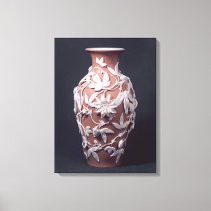 Minton Parian Ware vase, 1894 Leinwanddruck
