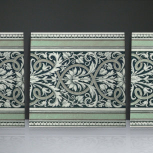 Mintons UK Klassisches Griechisches Blumenmuster G Fliese