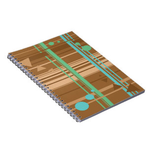 Mintschokoladengeometrie Notizblock
