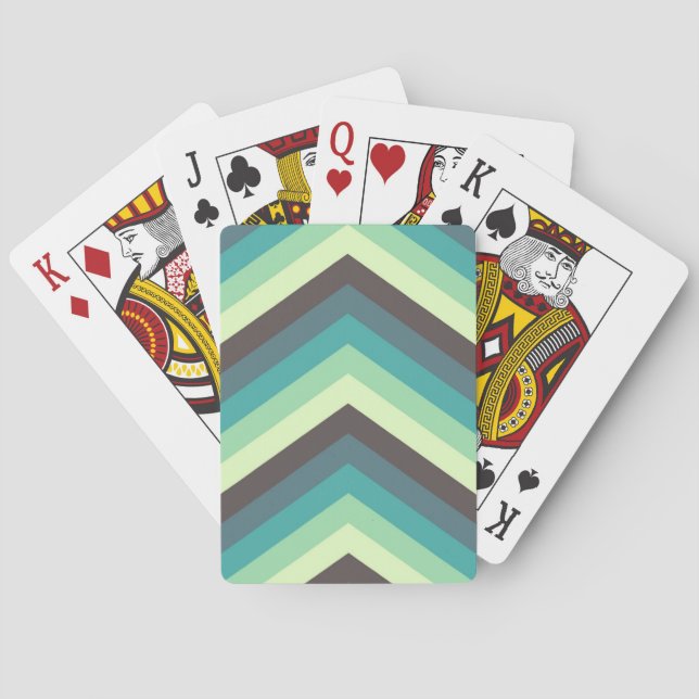 Minty Peaks Spielkarten (Rückseite)