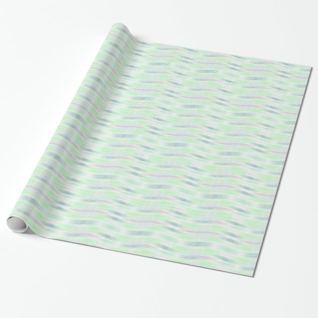 Minty Wave Geschenkpapier (Ungerollt)