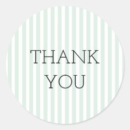 Minusklick Streifen Danke Stickers