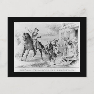 Minute Männer Postkarte