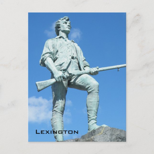 Minuteman Postkarte (Vorderseite)